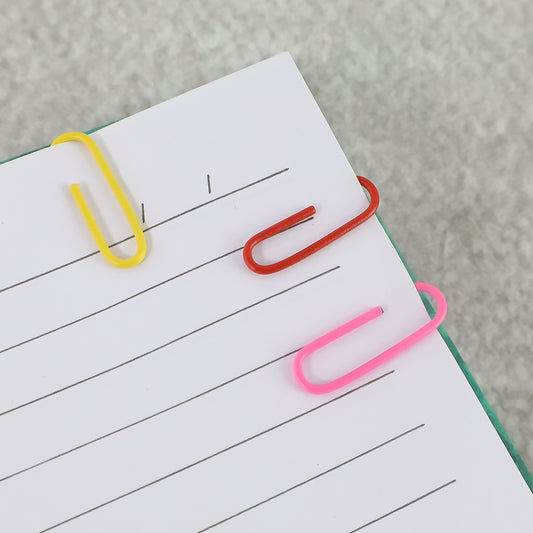 Vinyl-coated Paper Clips - (10 Pc Set)