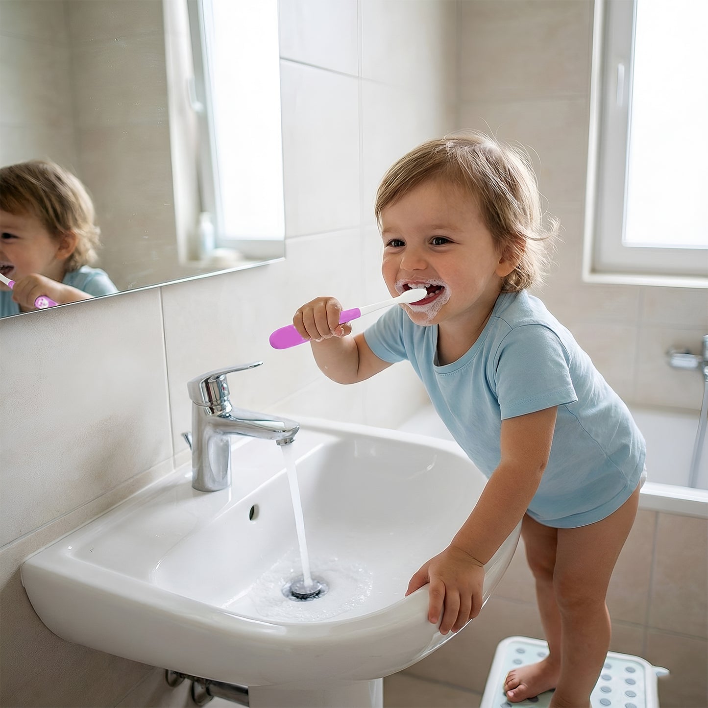 Kids Toothbrush and Bike Toy Set – Fun and Interactive Oral Care Combo for Kids | Includes Panda-Themed Toothbrush and Motorcycle Toy | Perfect for Little Ones