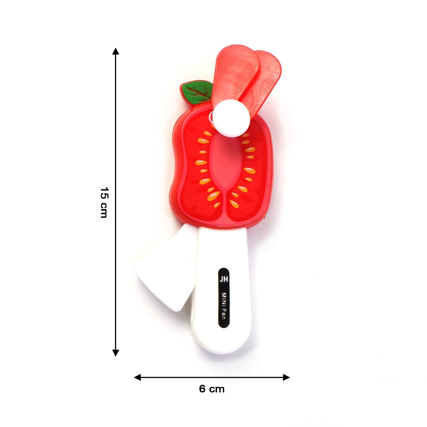 Mini Hand Pressure Fruit-Shaped Fan for Kids – Portable USB Rechargeable Cooling Fan for Summer, Travel and Outdoor Activities – Cute Fruit Designs (1 Pc / Mix Design)