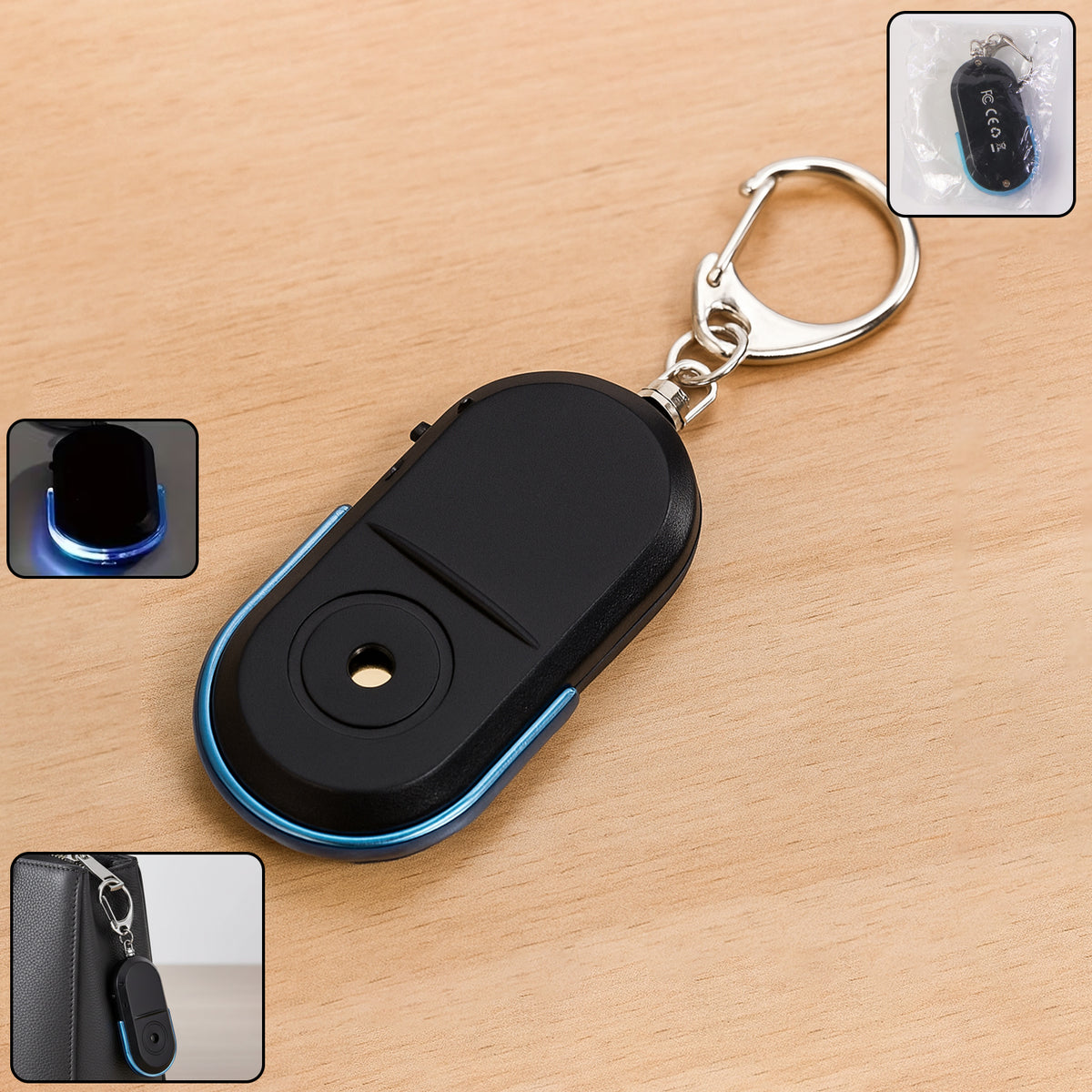 Personal Safety Alarm Keychain – Loud Emergency Siren with LED Light for Night Safety, Travel Protection & Emergency Alert (1 Pc)