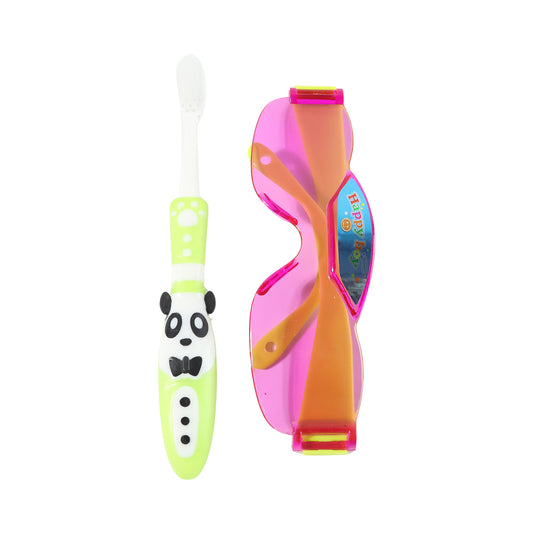 Kids Toothbrush and Sunglasses Toy Set – Fun and Interactive Oral Care Combo for Kids | Includes Cute Panda Toothbrush and Colorful Sunglasses | Perfect for Little Ones