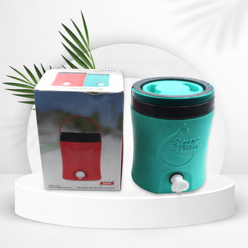 Water Jug Camper with Tap 3.5 Litre Plastic Insulated Water Storage Cooler Hot and Cold Beverage Dispenser Portable Travel Water Jug