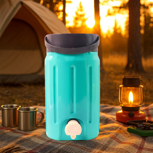 Crystal Water Jug 2 Litre (1 Pc) Insulated Water Dispenser with Tap & Handle | Home, Office, Picnic & Outdoor Use