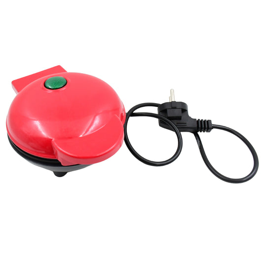 Mini Waffle Maker Machine Non Stick Electric Waffle Iron for Waffles Pancakes Sandwiches Paninis and Breakfast Snacks (1 Pc)