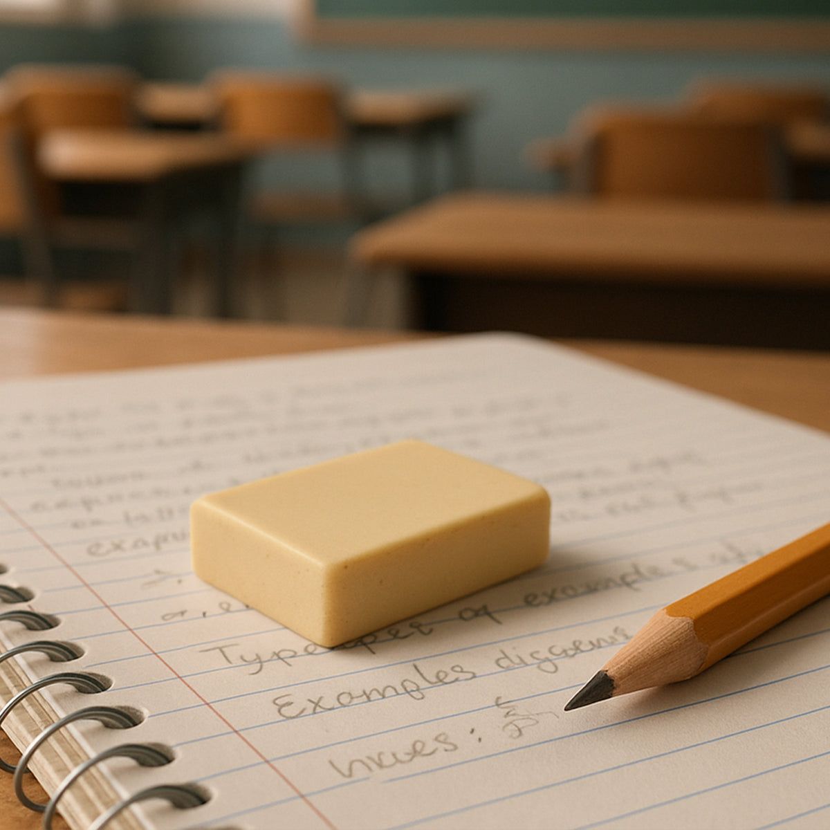 Premium 4b Soft Eraser - (1 Pc) Gentle on Paper • Clean Erasing • Ideal for Students & Artists