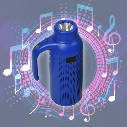 Smart Bluetooth Speaker With Torch Light | 5W HD Sound | 800mAh Battery | Waterproof | Night Flashlight | Portable Wireless Speaker