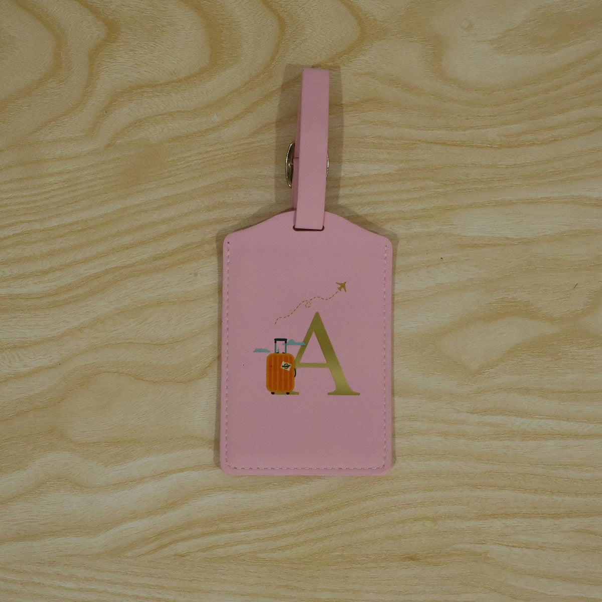 PU Leather Luggage Tag for Suitcase and Travel Bags, Adjustable Buckle Strap Baggage ID Holder with Privacy Cover, Stitched Name Card Tag for Backpacks, Trolley Bags and Business Travel