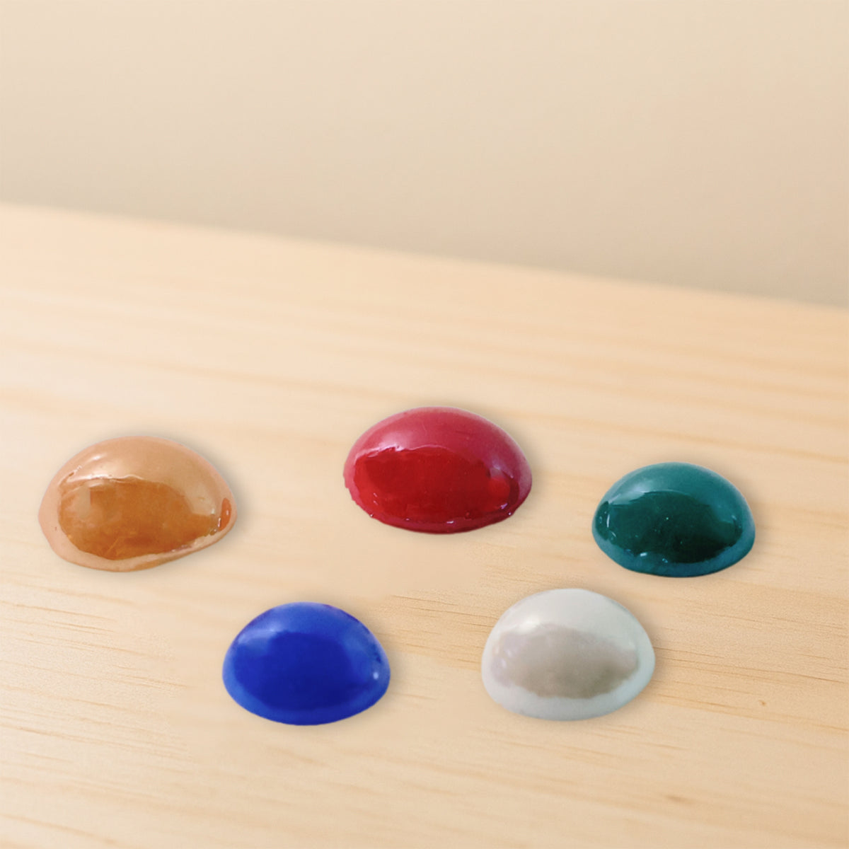Premium Panch Ratna Stone - 5 Pc Set for Spiritual Healing • Pooja Décor • Vastu Harmony