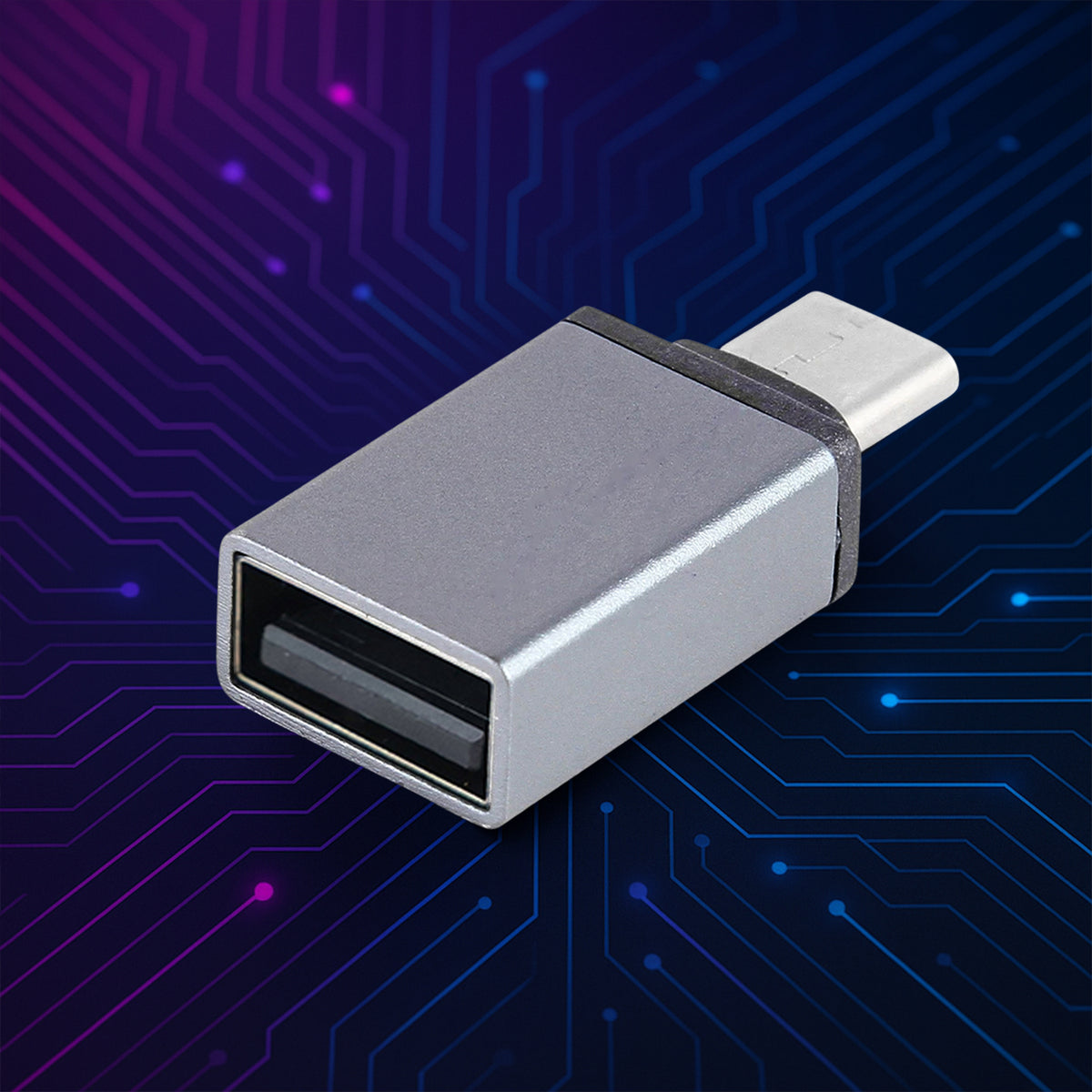 Type-C OTG Adapter Pen Drive - (1 Pc) Use Pen Drive / Card Reader on Phones, Tablets & Laptops