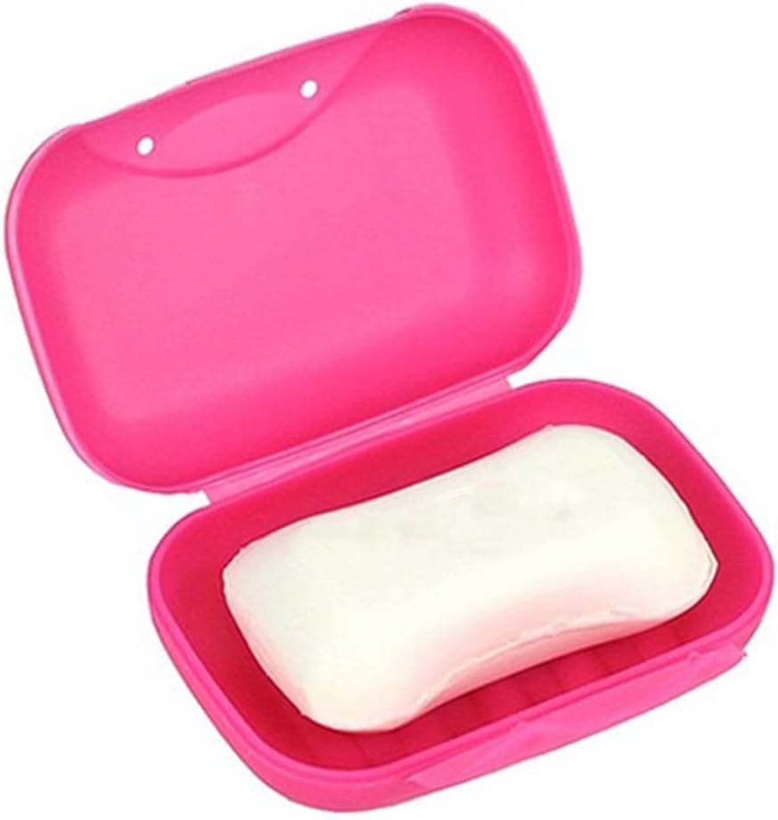 Travel Soap Case Box | Plastic Soap Box With Cover | Waterproof Leakproof Soap Dish (1pc)