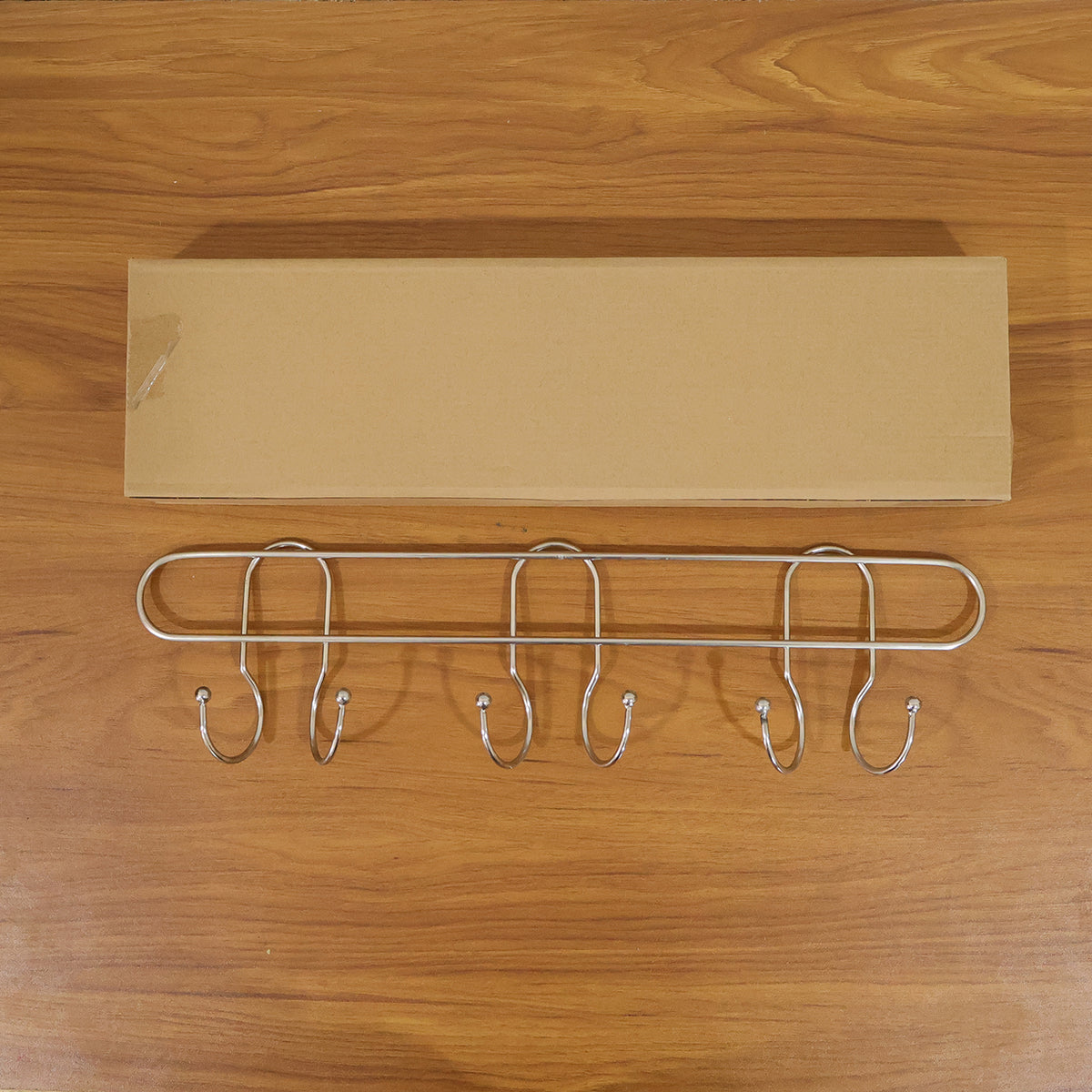 Premium Wall Mounted Metal Multi Hook Rack 1 Pc