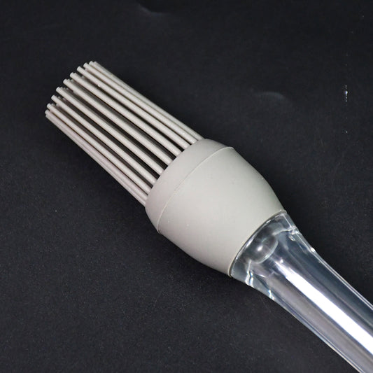Silicone Oil Brush with Liquid Storage Tube | Pastry & Cooking Brush for BBQ, Baking & Tandoor (1 Pc)