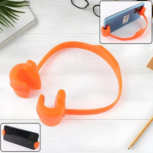 Hand Shape Mobile Stand Adjustable Phone Holder for Smartphone with Multi Angle Viewing for Video Watching Online Classes Gaming Reading and Office Use (1 Pc)