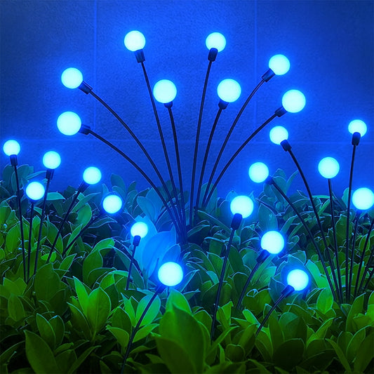 Solar Led Fiber Optic Garden Light - (1 Pc) Waterproof Outdoor Decorative Path Lamp | Auto On/Off Sensor | Lawn, Patio & Balcony Dรฉcor