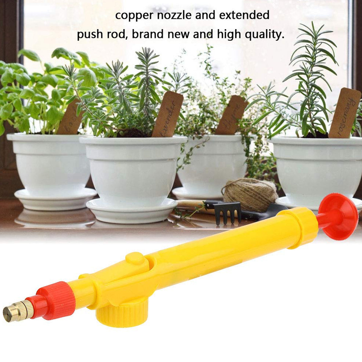 Water Bottle Spray Gun Nozzle | Manual Adjustable Handheld Water Sprayer for Garden Watering, Irrigation and Cleaning