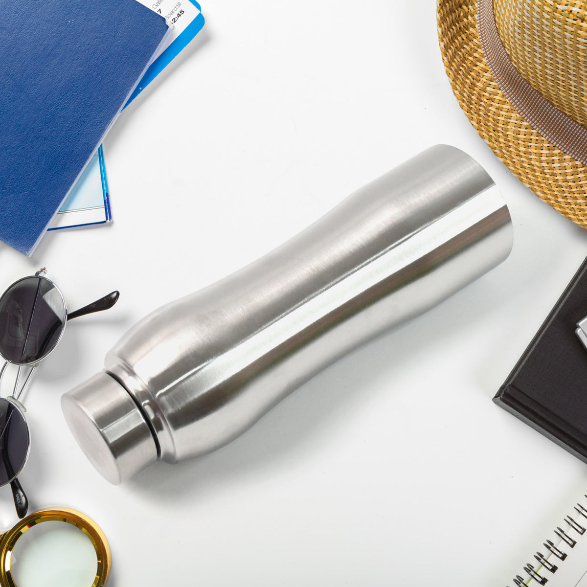 Stainless Steel Double Wall Vacuum-insulated Water Bottle (1000 Ml)
