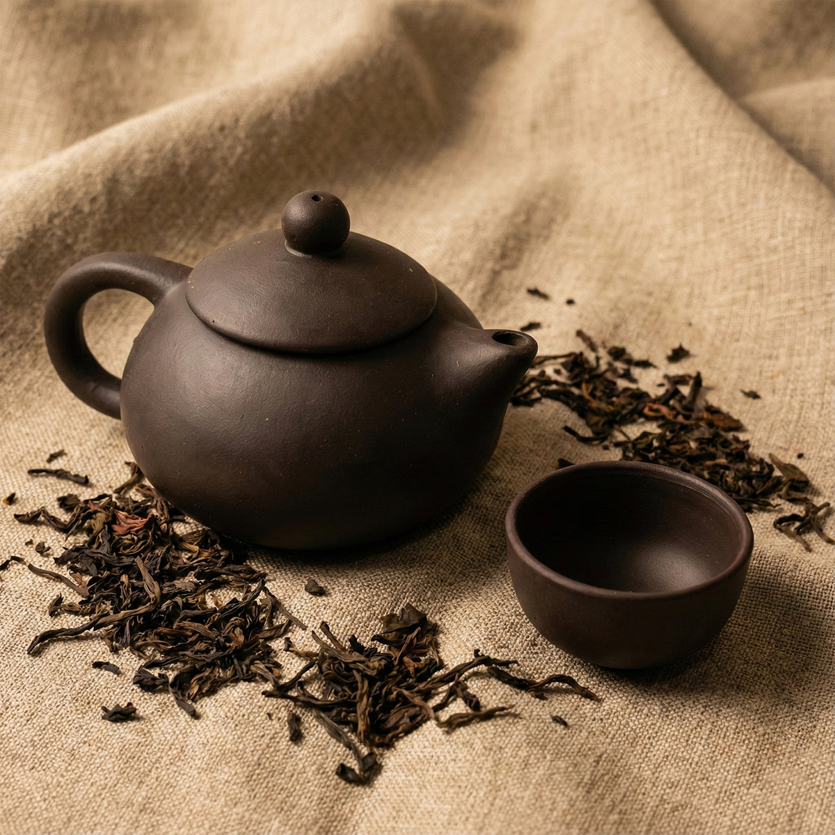 Oriental Style Tea Brewing & Serving Set for Home, Gifting, Office & Relaxation Rituals (5-Piece Set)
