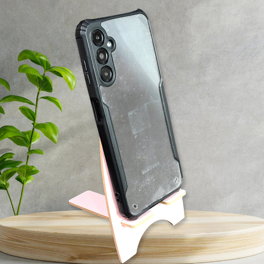 Wooden Cute Rabbit Design Mobile Stand – Portable Desktop Smartphone Holder and Tabletop Decorative Phone Stand (1 Pc)