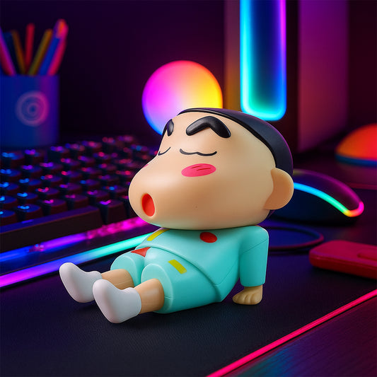 Cute Cartoon Figurine Mobile Phone Stand - (1 Pc) | Desk Holder for Videos & Video Calls | Anti-Slip Base | Sturdy Single-Piece Design