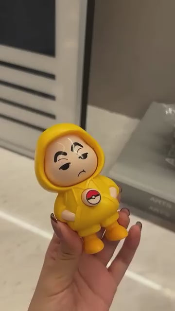 Shinchan Face Changing Keychain | Funny Cartoon Anime Keyring | Cute Bag, Car, Desktop, and Gift Accessory (Pack of 1)