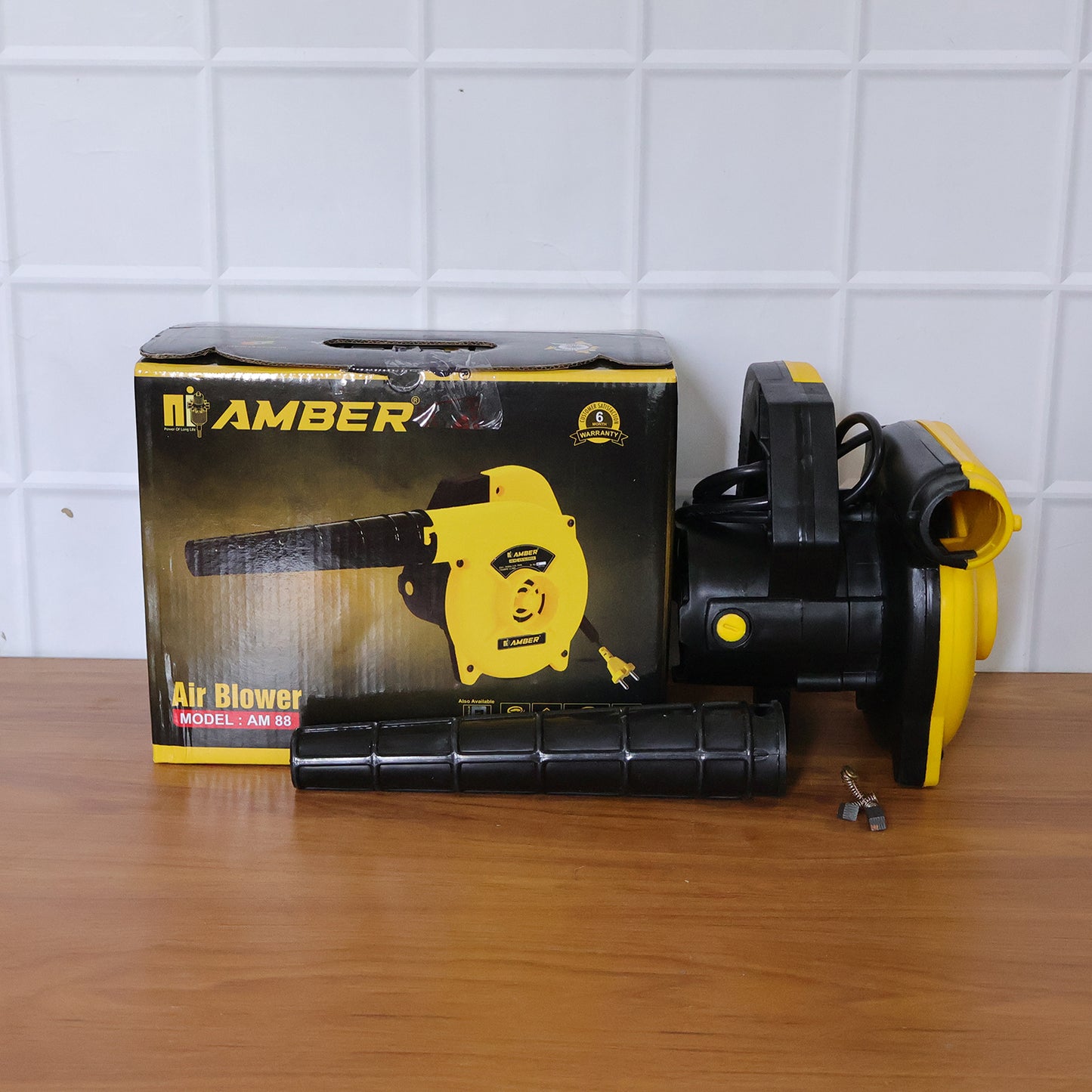 Amber 550W High Power Electric Dust Cleaning Air Blower Multipurpose Handheld Blower for Computer, Home, Office, Garden, Workshop and Industrial Use
