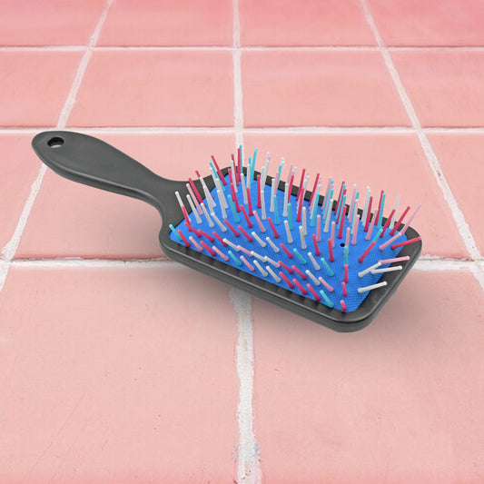 Massage Comb for Detangling and Scalp Massage – Ergonomic Cushion Hair Brush for Straight, Curly, Wet and Dry Hair for Men and Women (1 Pc)