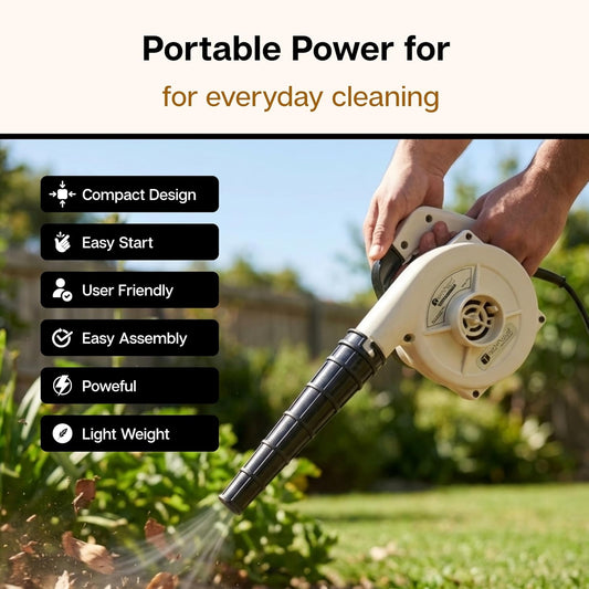 Eagle EG40 500W Electric Air Blower High Speed Dust Cleaning Machine for Computer, Home, Electronics, Workshop and Car Cleaning