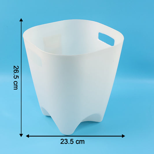 Modern Plastic Dustbin Waste Paper Basket - (4 Pc)