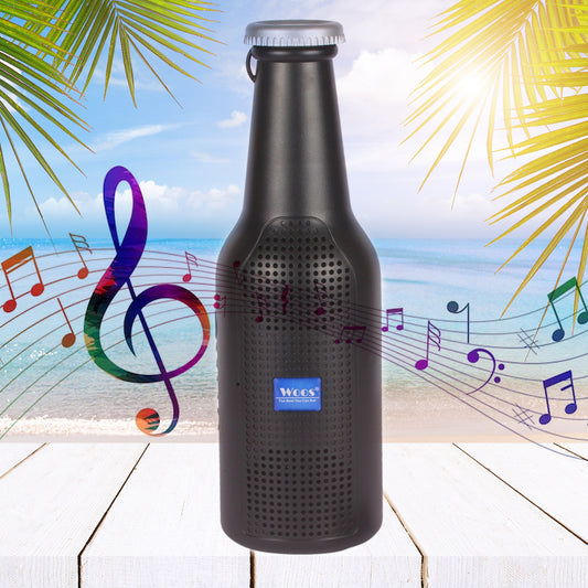 Bottle Shape Bluetooth Speaker | 5W HD Sound | 800mAh Battery | FM /AUX /USB /SD Support | Portable & Weatherproof Design