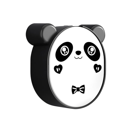 Plastic Cute Panda Soap Box – Wall Mounted Flip Top Drain Soap Case with No Drill Installation for Bathroom, Kitchen and Wash Basin (1 Pc)