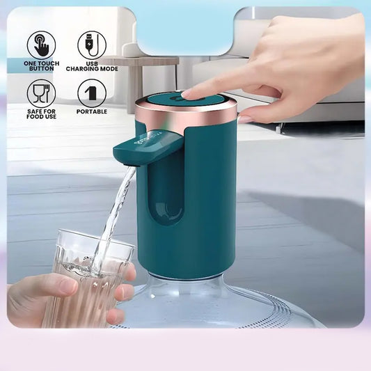 USB Rechargeable Automatic Water Dispenser For 20 Litre Bottle (1 Pc) | USB Rechargeable DC Water Pump | Portable Mini Water Can Dispenser with Timer