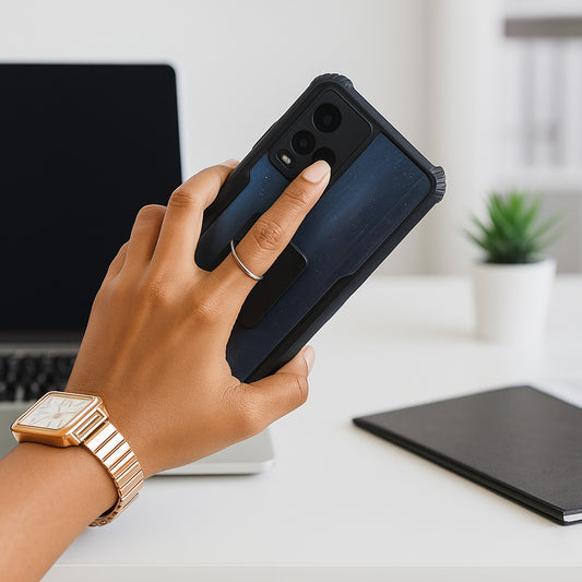 360° Rotation Mobile Phone Finger Ring Stand – Multi-Function Grip & Kickstand Holder (1 Pc)