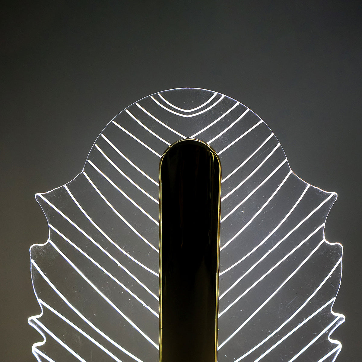 Premium Leaf Shape Crystal Table Lamp (1 Pc) | Modern LED Decorative Bedside, Study & Desk Lamp | Luxury Home & Festive Décor