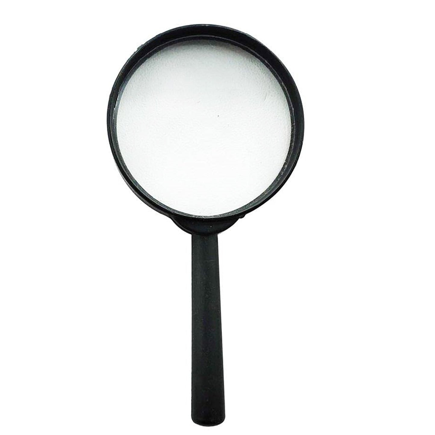 Magnifying Glass Lens Reading Aid Set – Real Glass Magnifiers with Plastic Handle, Dual Sizes 75mm & 50mm (2 Pc Set)
