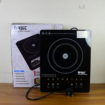 Orbit 2000W Induction Cooktop/ Stove with Touch Control & Multiple Cooking Modes