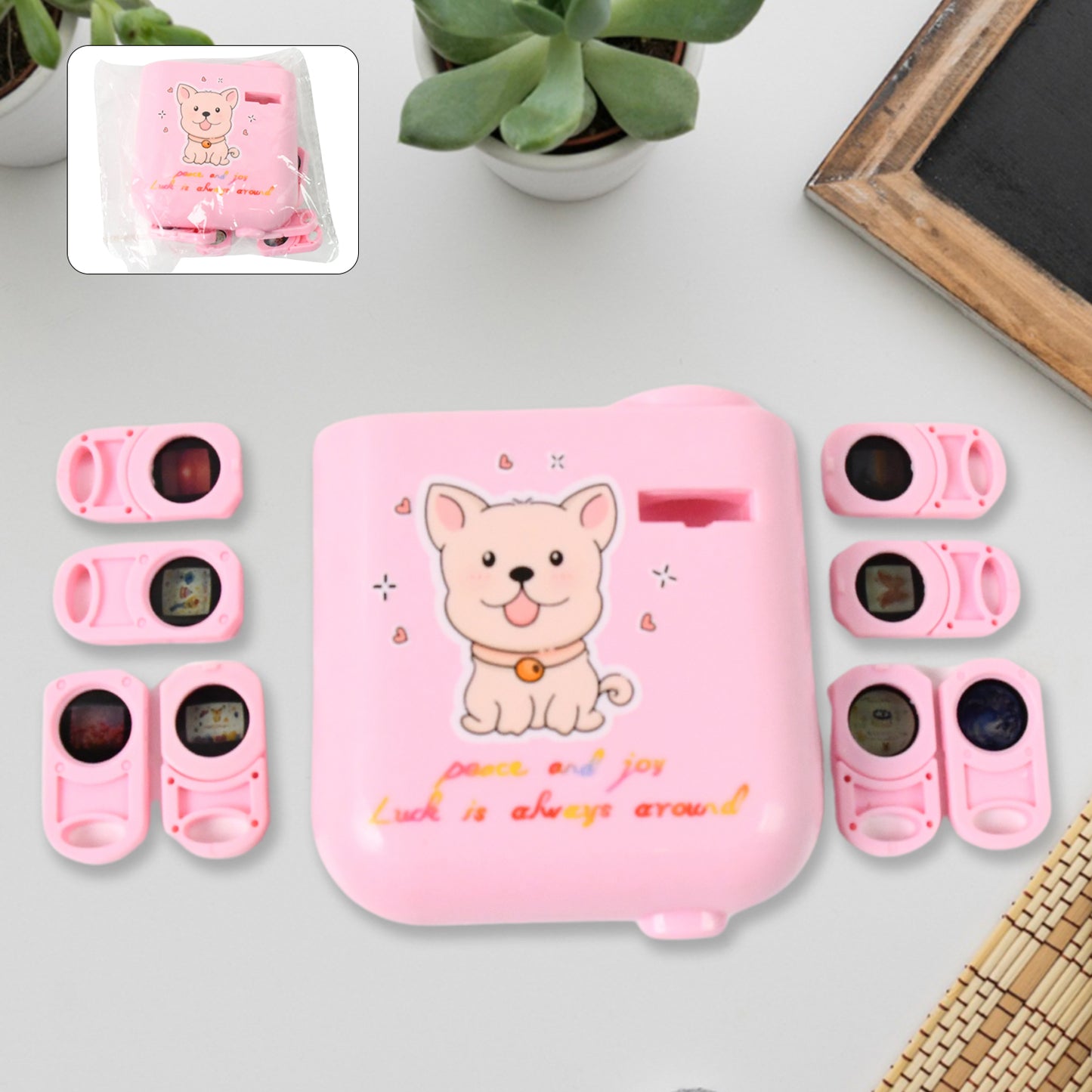 Birthday Projector Lamp with 8 Slide Patterns for Birthday Party Baby Shower Holiday Decoration LED Atmosphere Light for Home Office Room Decor (1 Set)