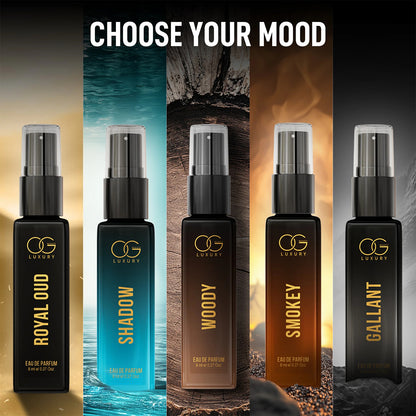 Og Beauty Luxury Perfume Combo Pack (8 Ml 5 Pc)