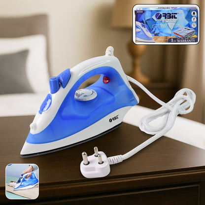 Orbit 1200W Steam Iron with Adjustable Temperature Control – Non-Stick Soleplate, Steam and Spray Function, Lightweight Electric Iron for Home and Office