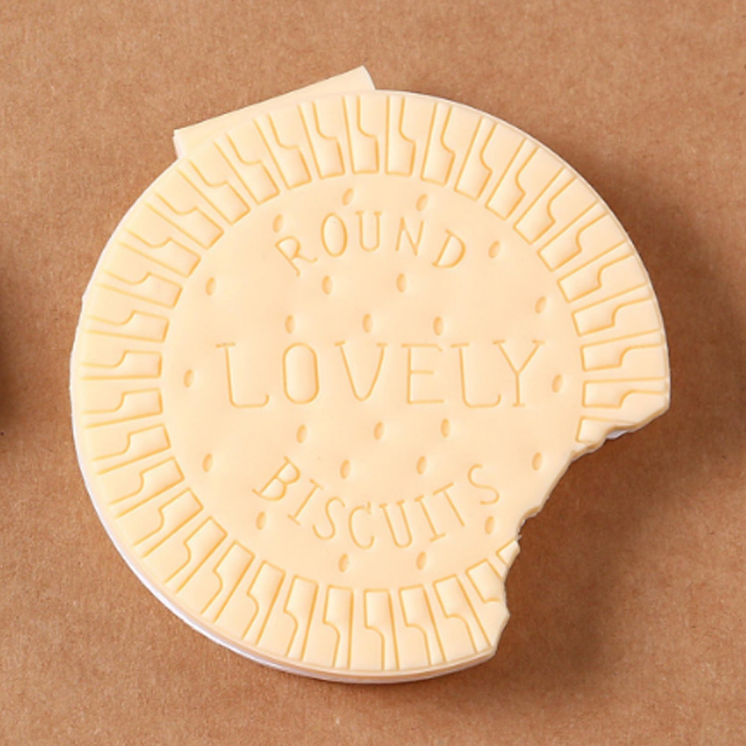 Round Biscuit Shape Scented Diary Notebook – Cute Writing Practice Copybook for Kids, Students and Office Use (80 Pages)