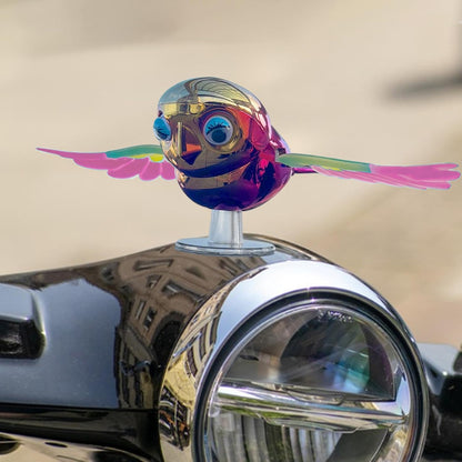 Wind Flying Bird Dashboard Decoration for Car & Motorcycle – Colorful Motion Decorative Toy (1 Pc)