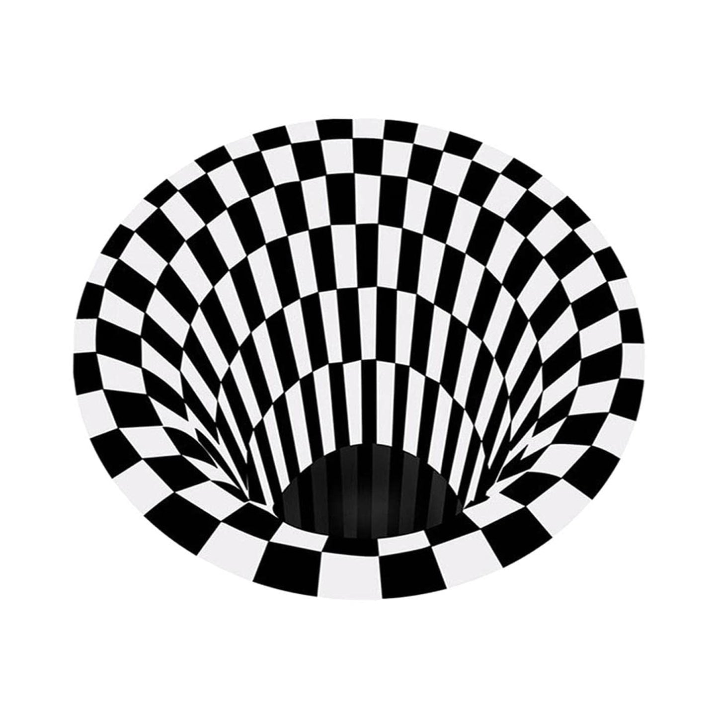 3d Space Round Carpet Floor Mat Non-woven Doormat (1 Pc, 78 Cm)