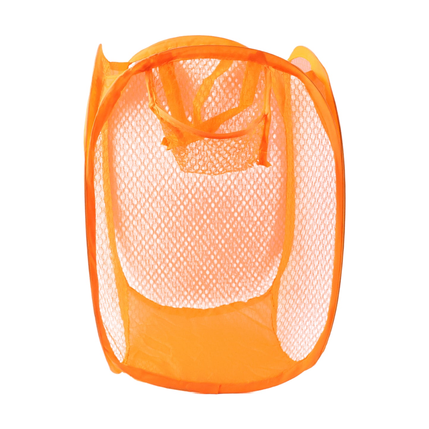 Foldable Pop-Up Mesh Laundry Basket Hamper – Lightweight, Breathable Clothes Storage Organizer with Handles for Home, Bedroom, Bathroom and Travel Use