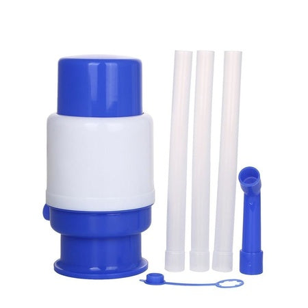 Hand Press Manual Water Pump Dispenser for 20 Litre Water Cans BPA Free Portable Drinking Water Pump with Adjustable Tube