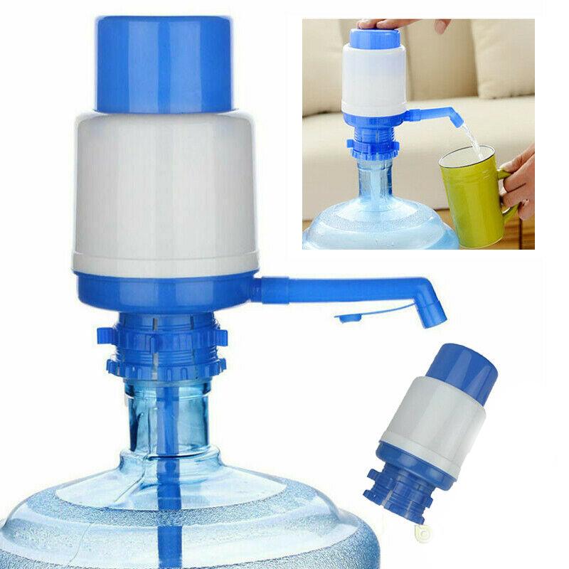 Hand Press Manual Water Pump Dispenser for 20 Litre Water Cans BPA Free Portable Drinking Water Pump with Adjustable Tube