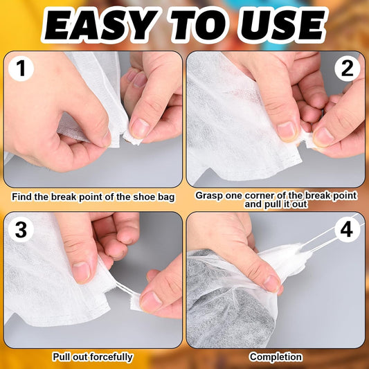 Premium Non Woven Drawstring Shoe Storage Bag Dustproof Breathable Travel Shoe Organizer for Closet Storage Luggage Packing and Daily Footwear Protection (1 Pc)