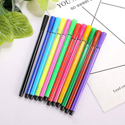 Minions Sketch Pen Set with Attractive Storage Case – Pack of 12 Colorful Drawing and Coloring Pens for Kids