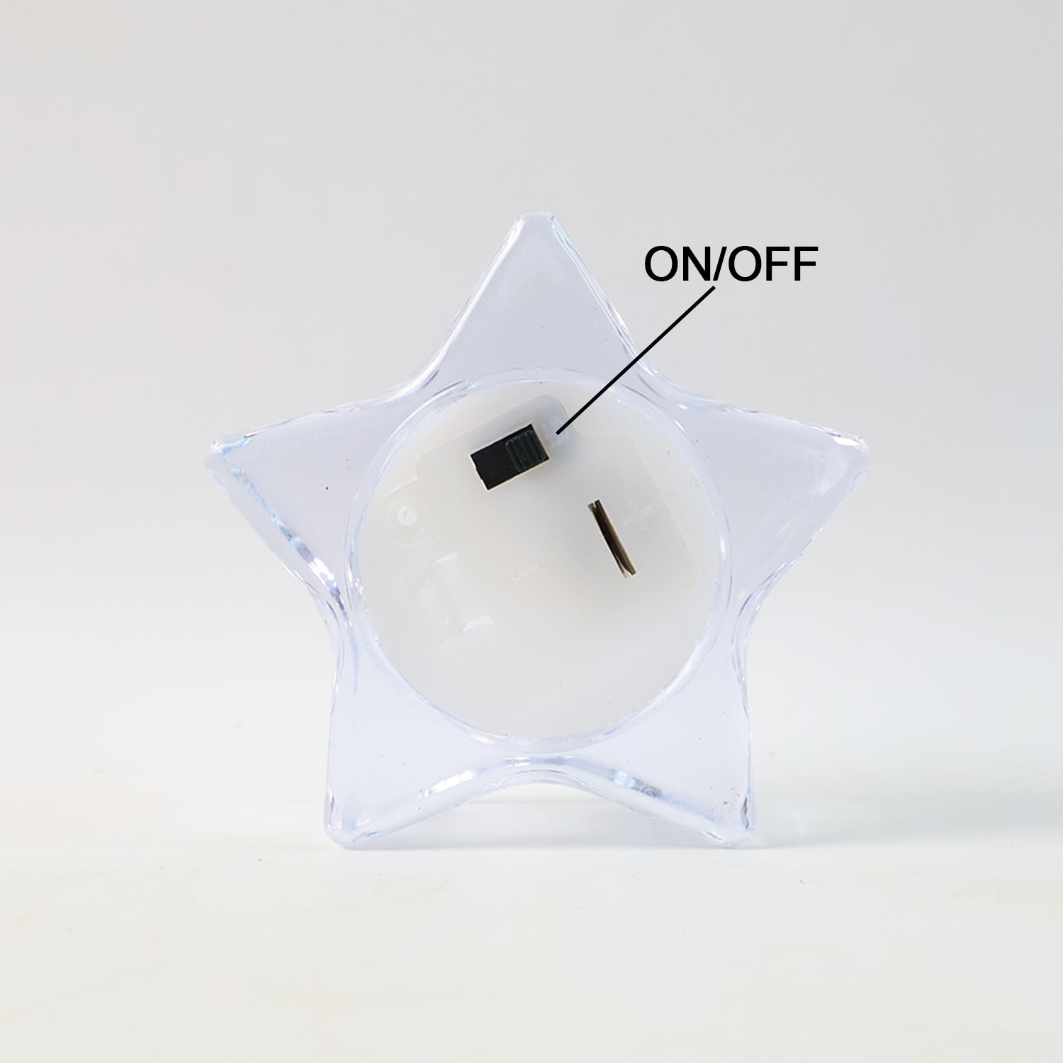 Star Shaped LED Flameless Tealight Candles Set of 4 Battery Operated Decorative Candles for Home Decor Festivals Weddings and Parties