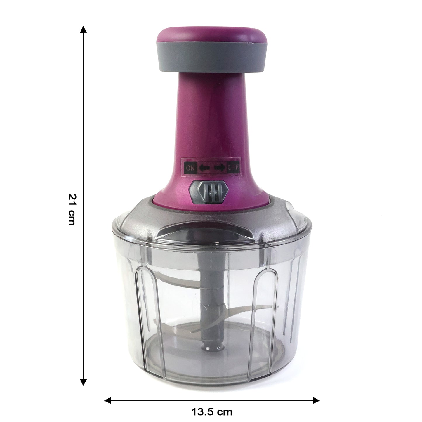 Premium Push Chopper 1100 ML – Manual Vegetable & Fruit Chopper with Easy Press Action (1 Pc)