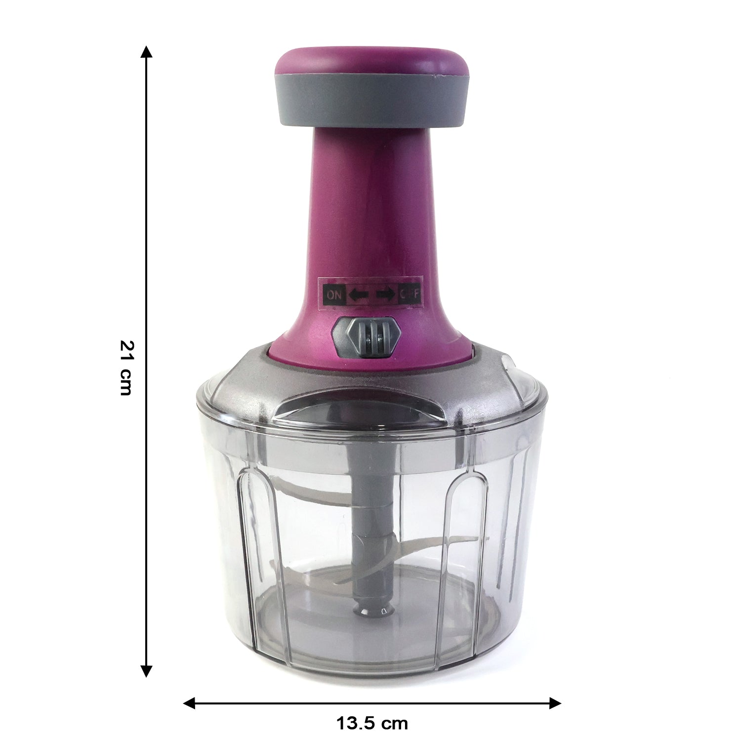 Premium Push Chopper 1100 ML – Manual Vegetable & Fruit Chopper with Easy Press Action (1 Pc)