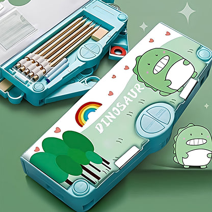 Multifunctional Magnetic Pop-Up Pencil Box for Kids – Space Theme | Smart storage. Fun design. Perfect school companion